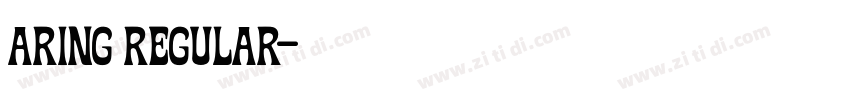 Aring Regular字体转换 Aring Regular字体转换